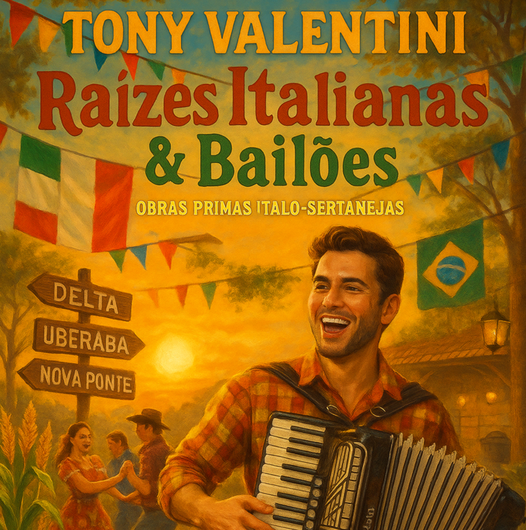 [Capa do Álbum Raizes Italianas & Bailões]